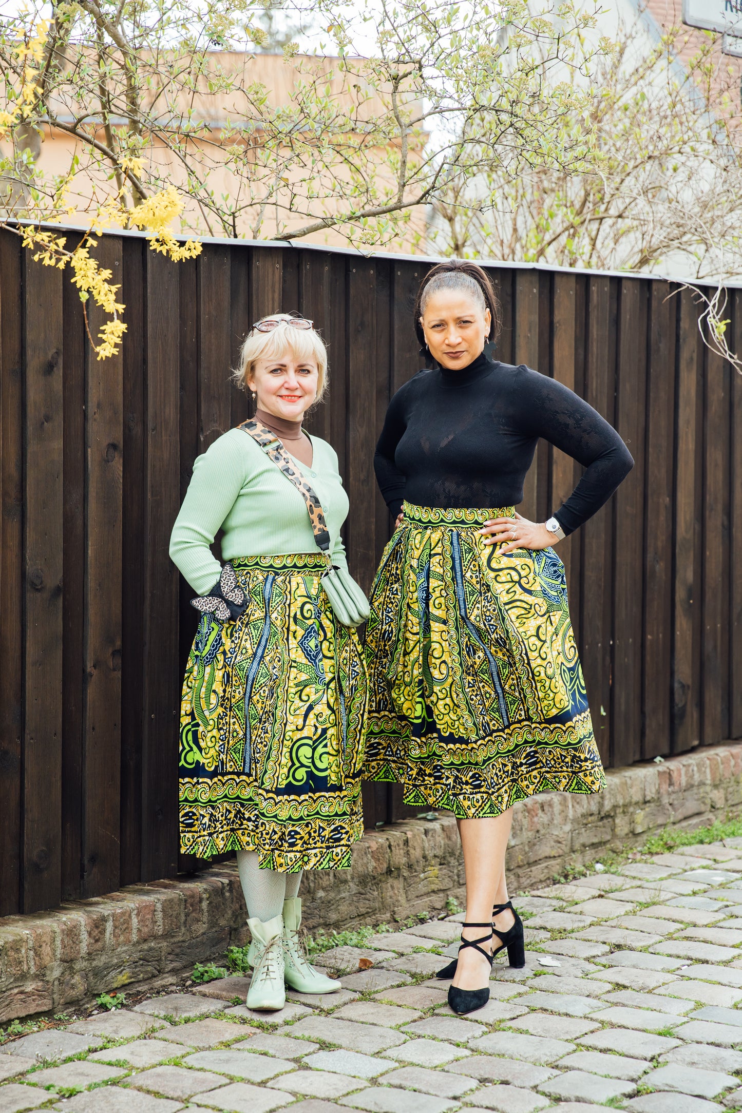 Grün-gelber Midirock