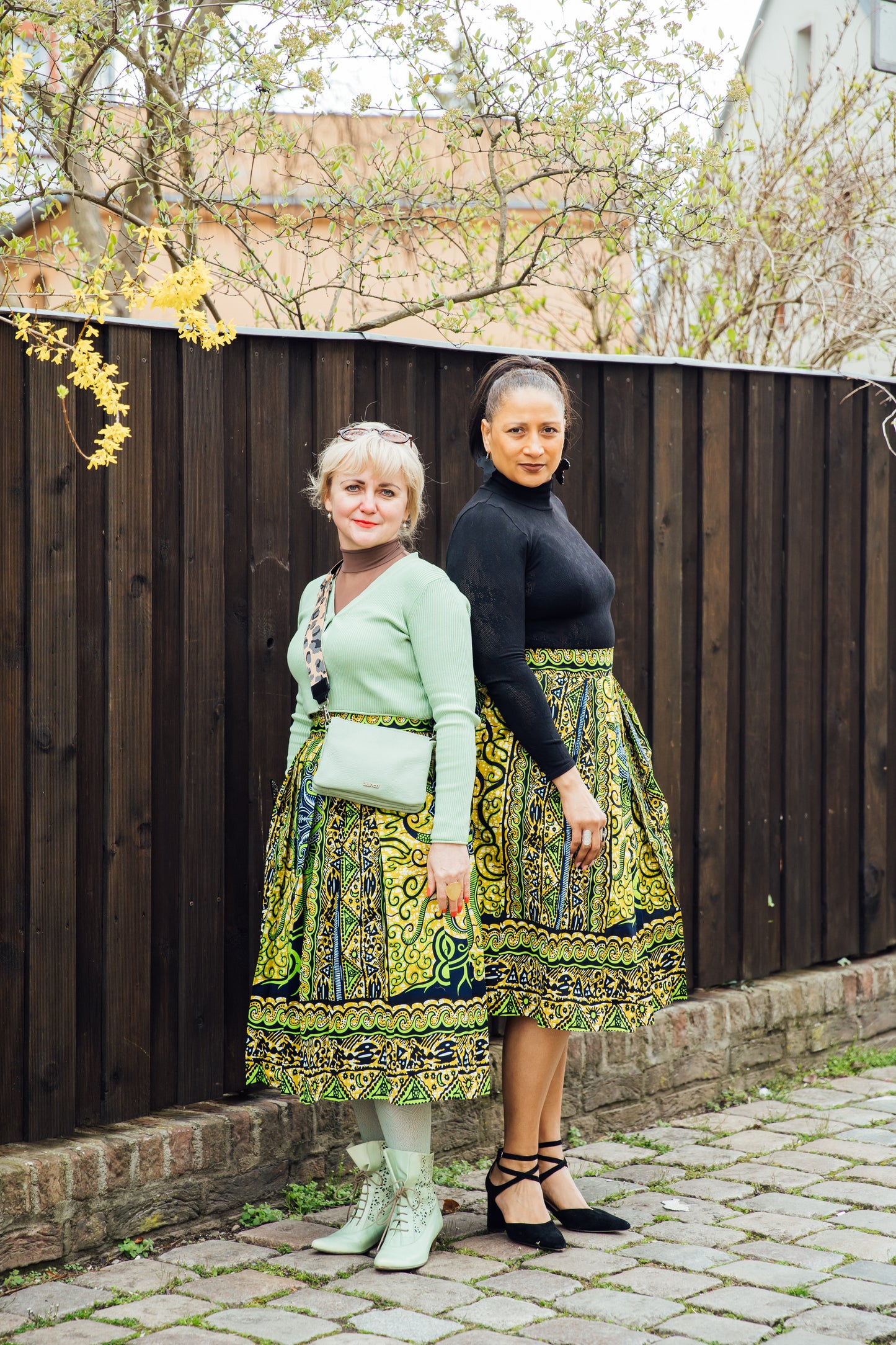 Grün-gelber Midirock