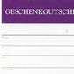 Geschenkgutschein